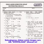 5 Rahasia Soal UAS Matematika Kelas 6 Semester 1 Juragan Les Agar Lulus Gemilang 2026