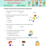 Contoh Soal UAS PAI Kelas 6 Semester 1 Kurikulum 2013 Modul Bimbel Brilian Wajib Unduh