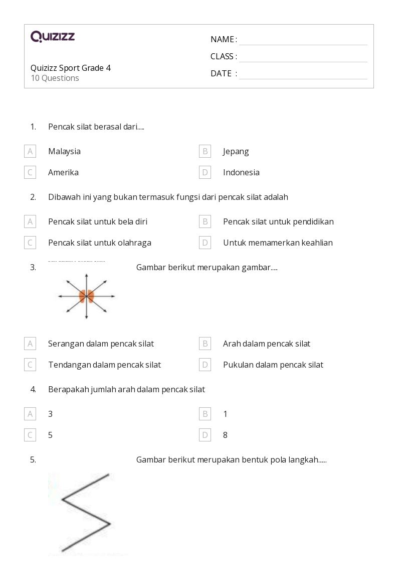 50 lembar kerja Pola Bentuk untuk Kelas 4 di Quizizz Gratis Dapat