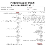 5 Paket Soal Bahasa Arab Kelas 6 Semester 1 dan Kunci Jawaban STS 2026 Wajib Dipelajari