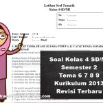 Baru 7 Contoh Soal Ulangan Tematik Kelas 4 Tema Kayanya Negeriku Lengkap Kunci Jawaban Wajib Tahu