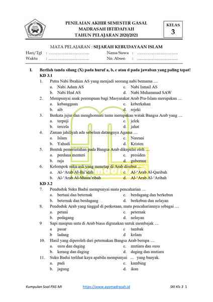 7 Contoh Soal SKI Kelas 8 Semester 2 yang Wajib Dikuasai Tahun 2026 Sebelum Ujian!