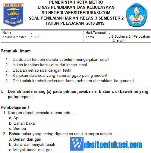 Contoh soal tema 6 subtema 2 kelas 3: Rahasia Desain Rumah 6×10 3 Kamar Hemat Biaya