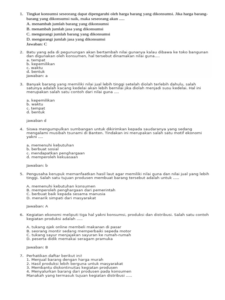 Jangan Sampai Salah Latihan, Ini Kumpulan Soal Soal IPS Kelas 7 Semester 1 yang Sering Muncul di Ujian