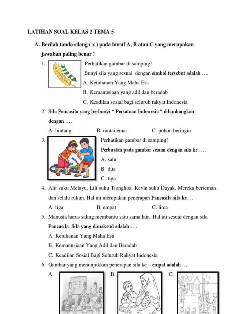 Rahasia Cepat Paham Latihan Soal Subtema1 Tema 5 Kelas 2 Agar Nilai Ujian Sempurna