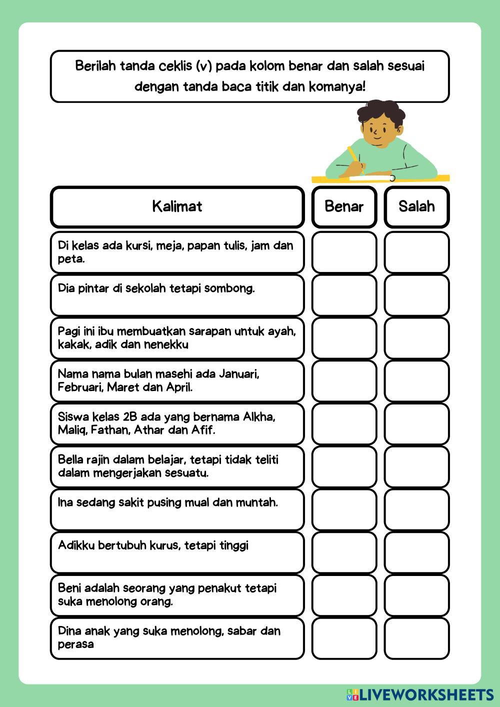 Wajib Tahu! Kumpulan latihan soal tanda koma kelas 3 semester 2 agar nilai ujian sempurna