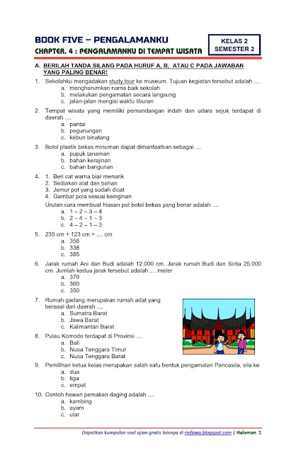 Wajib Tahu Kunci Jawaban Soal Tema 5 Kelas 2 Pengalamanku Subtema 4 Agar Anak Cepat Paham
